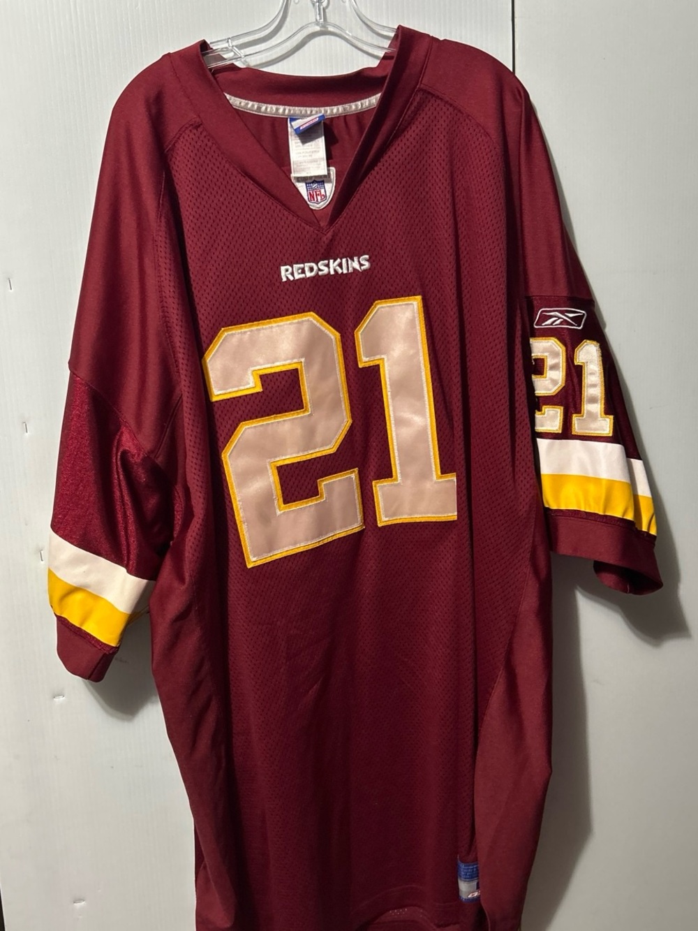 Reebok Burgundy Washington Redskins #21 Football Jersey